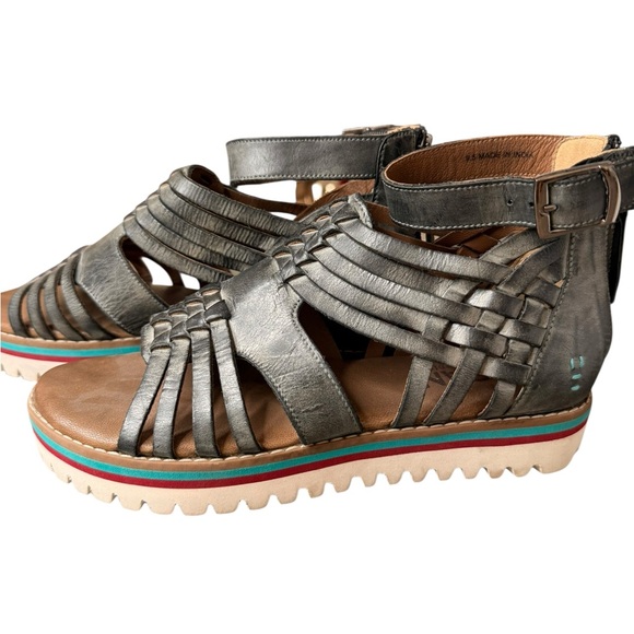 ROAN by Bed|Stu | Black Scarlett Hi Sandals | Sz 9.5M - Picture 1 of 7